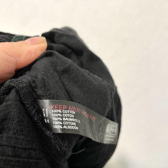 Free People Gauze Lantern Harem Pull-On Pants Pockets Black size Small - Picture 8 of 8